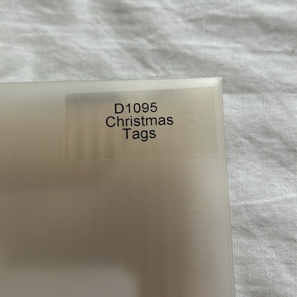 Christmas Tags D1095 stamp set - Picture 8 of 8